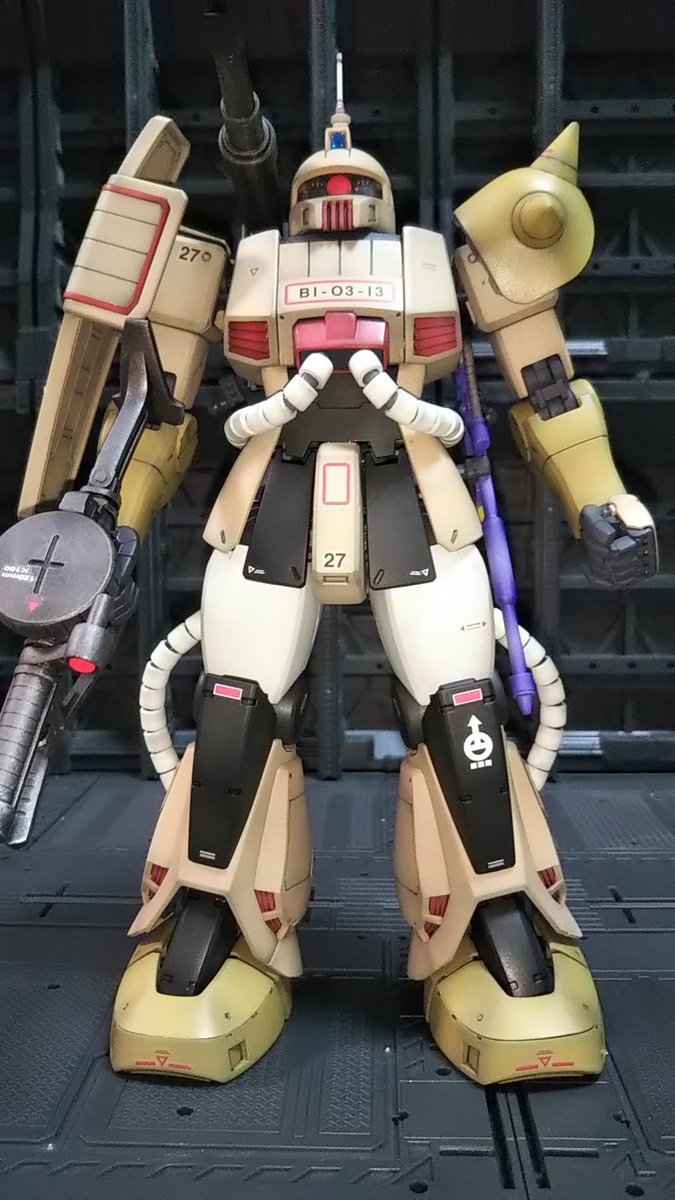 MGザクキャノンアルフレディーノ・ラム少尉機 完成しましたなう