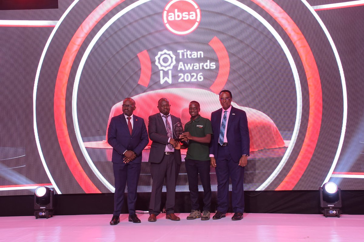 DoubleQCo's tweet photo. Honoured to be recognised at the #AbsaTitanAwards 2026 with two awards;

🏆 Top Commercial Vehicle Dealer (Trucks)
🏆 Fastest Deal Turnaround Partner

Thank you, @AbsaUganda , for the recognition.

#DoubleQ #AbsaTitanAwards https://t.co/uwLNDAJ9X0