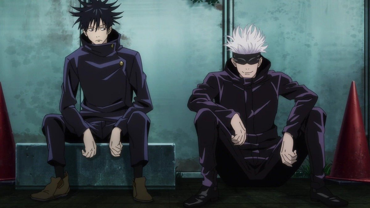 shadowsphantasm's tweet photo. After taking Megumi under his wing, Gojo protected his childhood by not sending him on missions before he officially enrolled at JJH. Even once enrolled, he held Megumi back from missions when he was injured. Gojo himself said no one should take youth away from young people https://t.co/addUPkiw4y