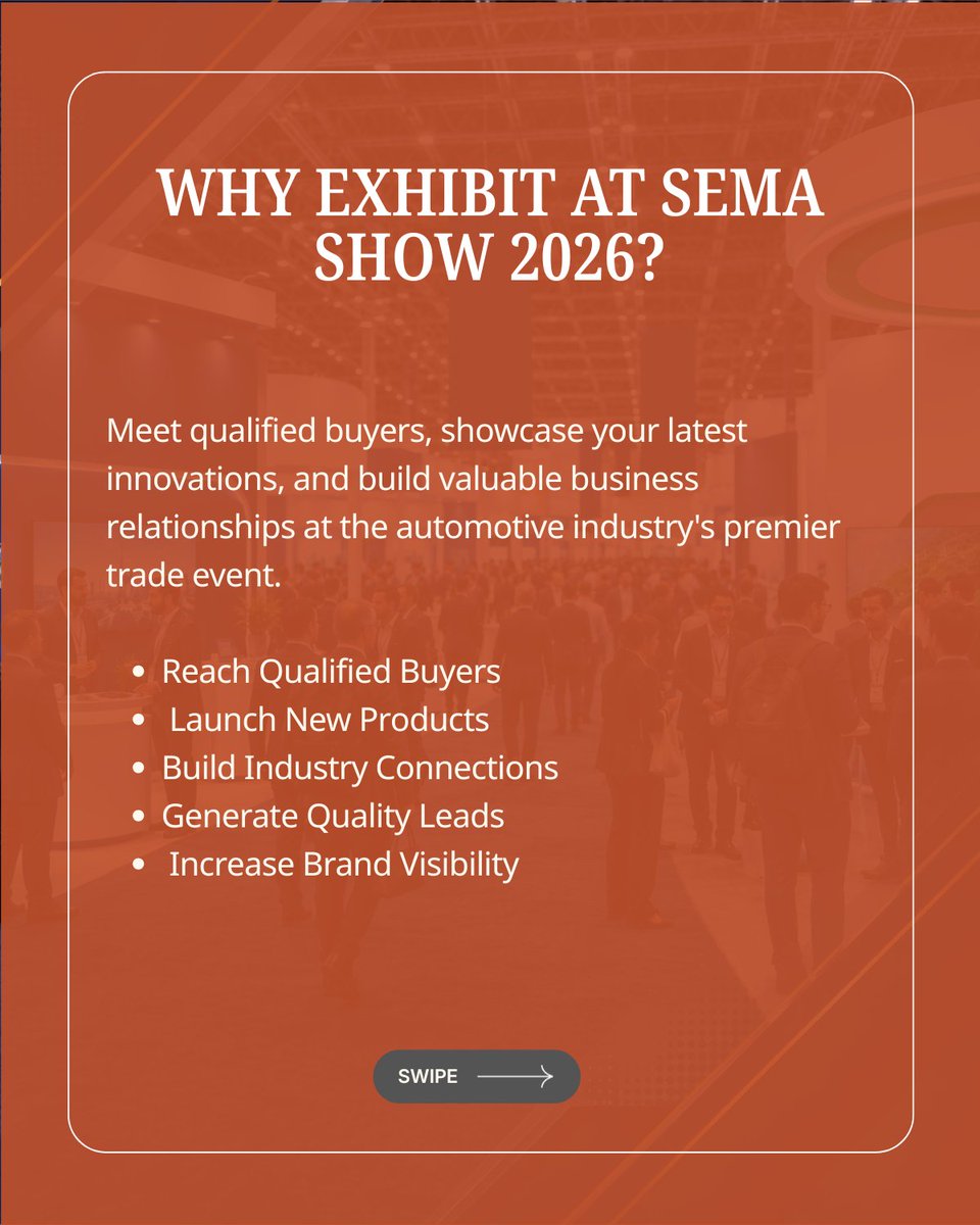 ExhibitionLlc's tweet photo. Planning for #SEMAShow2026?
Stand out with a custom trade show booth by RADON LLC. We design, build, and deliver exhibits that attract visitors and drive results.

#TradeShow #ExhibitionBooth #BoothDesign #RadonLLC #SEMASHOW https://t.co/3wOptVRBUG