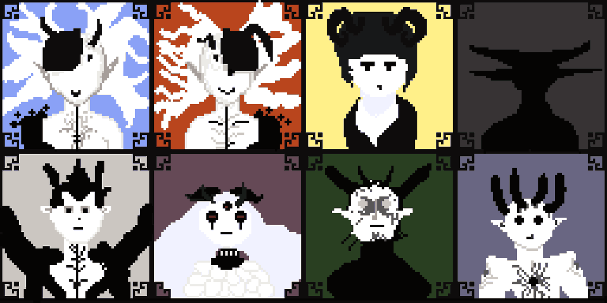 quanarri's tweet photo. Clover profiles. Part 1
#pixelart #pixelgif #blackClover #ブラッククローバー
#lucifero #beelzebub #megicula #lucifugus #adramelech #lilith #nahamah #zagred https://t.co/JZ9vKaAZRJ