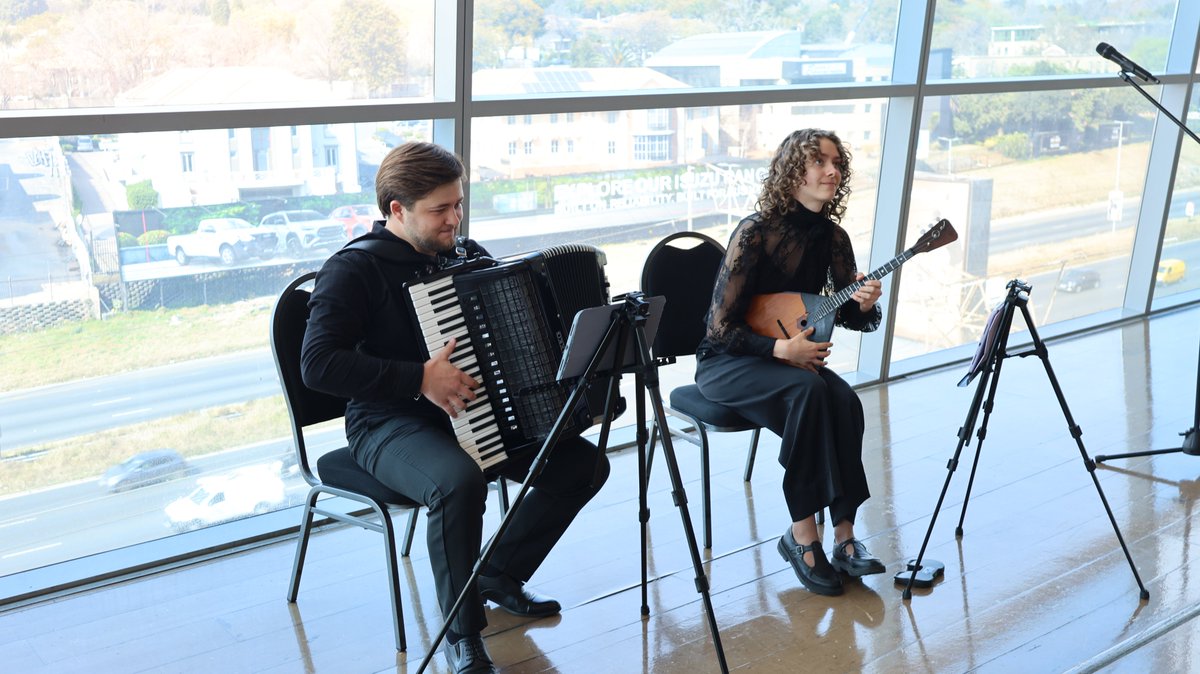 EmbassyofRussia's tweet photo. 🇷🇺🇿🇦 On July 29, Government of St. Petersburg hosted an official reception in Jhb, bringing together Russian &amp; SA officials, diplomats, business, tourism &amp; media representatives

Guests explored exhibitions on St.Petersburg &amp; enjoyed Russian music performed by 🇷🇺 musicians https://t.co/BfA6hw9Wnv