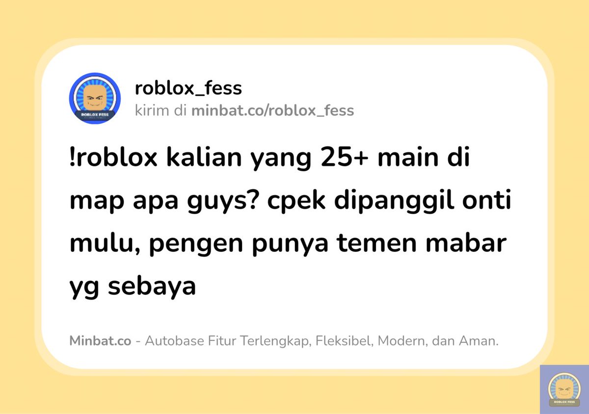 Roblox Fess tweet media