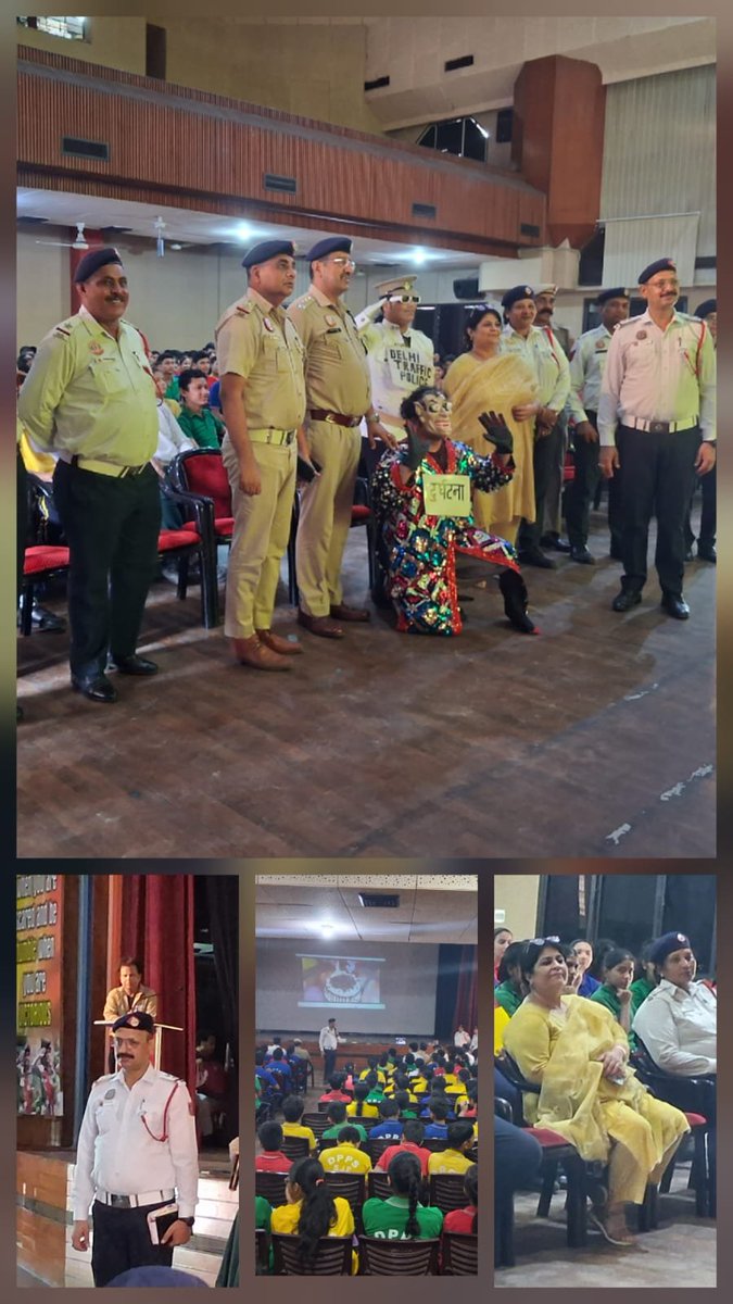 PublicPoli49787's tweet photo. #DelhiPolicePublicSchool #SJE #RoadSafetyAwarenessWorkshop #RoadSafetyCell #DelhTrafficPolice. 
#trafficrules #responsibleroadusers #ACPTraffic-Southwest Kulbhushan, TI Saf. Insp Sanjeev, SI Kulbhushan, ASI Reena,

 #DPUpdates #dppsupdates #dpps #cpdelhi #atmadesh #rubymalhotra https://t.co/wKFV4hEsQw