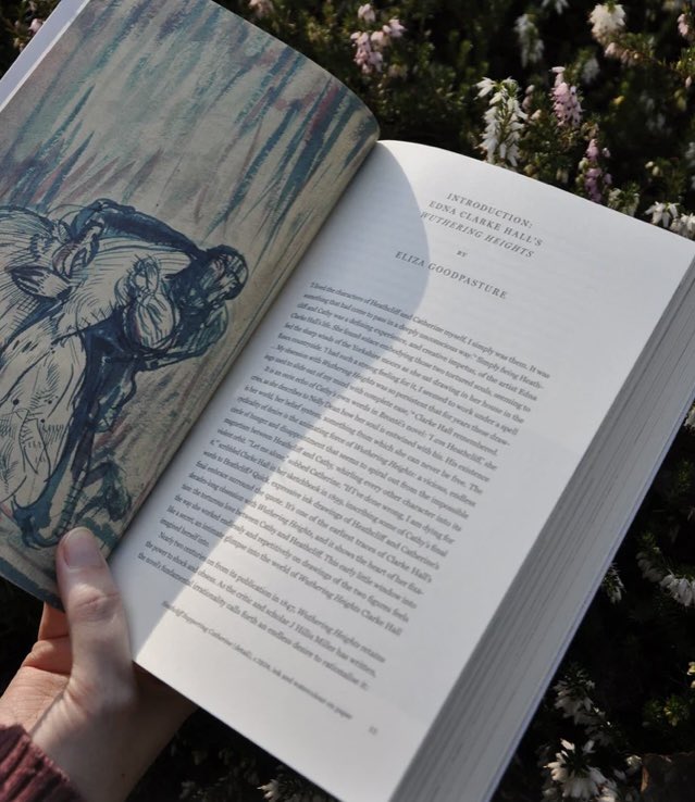 DfsStubbs's tweet photo. @poppymoppet There is a new edition of #WutheringHeights recently published with illustrations by the English #watercolour #painter #EdnaClarkeHall 1879-1979 available from the #Brontë Shop or the publisher. https://t.co/RWCOyL4y7J