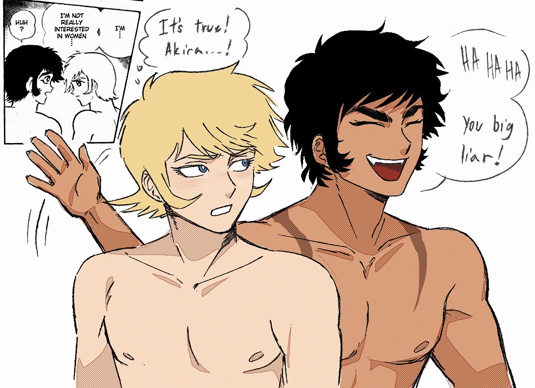 octpho's tweet photo. Shin akiryo 
Why is Ryo more pathetic and gayer with each version https://t.co/zJeuqN60xm