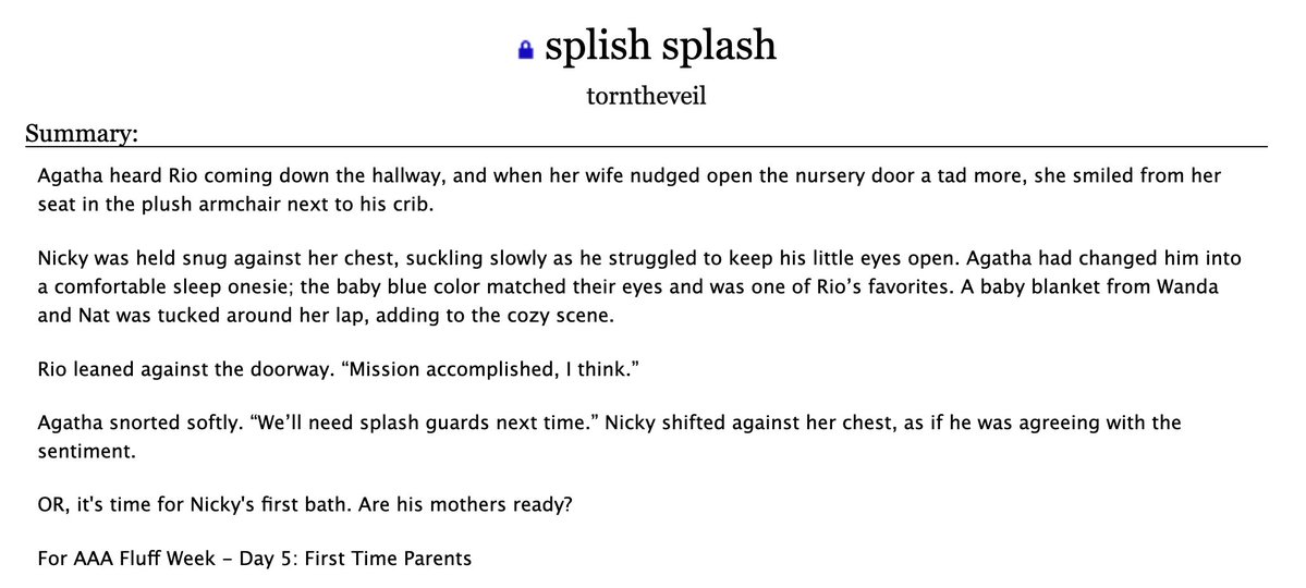 HAHNCINEMA's tweet photo. Agatha, Rio, and Nicky's first bath. A little slice of domestic fluff for day 5 β£οΈ
@aaafluffweek #AAAFluffWeek2026
https://t.co/VpXo7vz1dF https://t.co/UIRy5B2leb