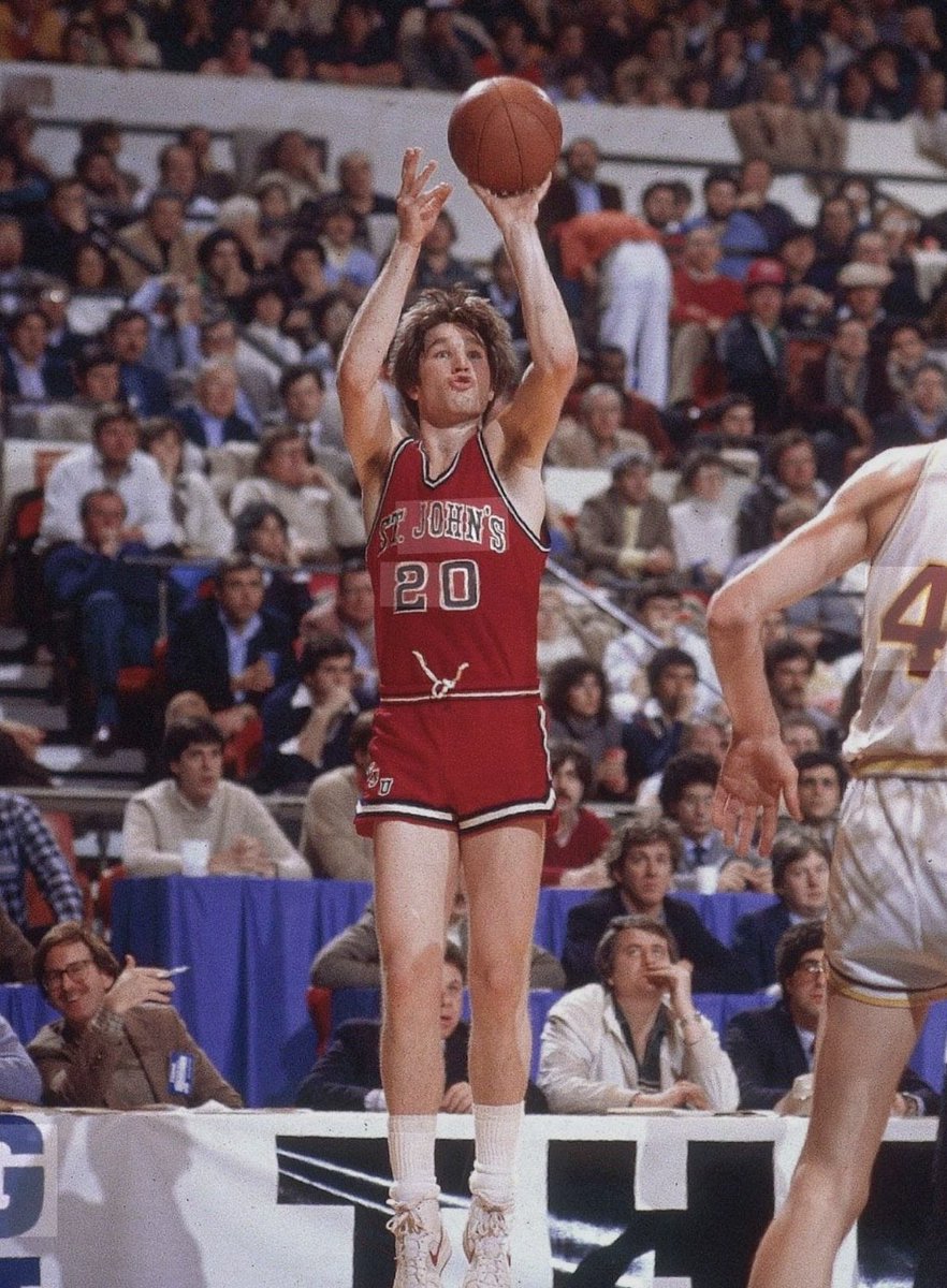 adamdigital's tweet photo. Happy 63rd birthday to New York City basketball and NBA legend Chris Mullin.

The Brooklyn-bred Xaverian High School product grew up studying Clyde Frazier, Earl Monroe and John Havlicek, later wearing Havlicek’s No. 17 with the Warriors.

At St. John’s, he won three Big East Player of the Year awards, led the Johnnies to the 1985 Final Four, and that same year won the Wooden Award as the nation’s best player.

As a pro, he was a five-time NBA All-Star, won Olympic gold with the original 1992 Dream Team, and was inducted into the Basketball Hall of Fame in 2011.

Lou Carnesecca once said of him:

“Chris has a great feel for the game… That’s why he can make it look easy. I watch him and I see Joe DiMaggio playing center field.”

Looie may have gotten a little carried away with the DiMaggio comparison, but Mullin remains one of the greatest ballplayers to come out of New York and quite possibly the purest shooter the city has ever produced.
