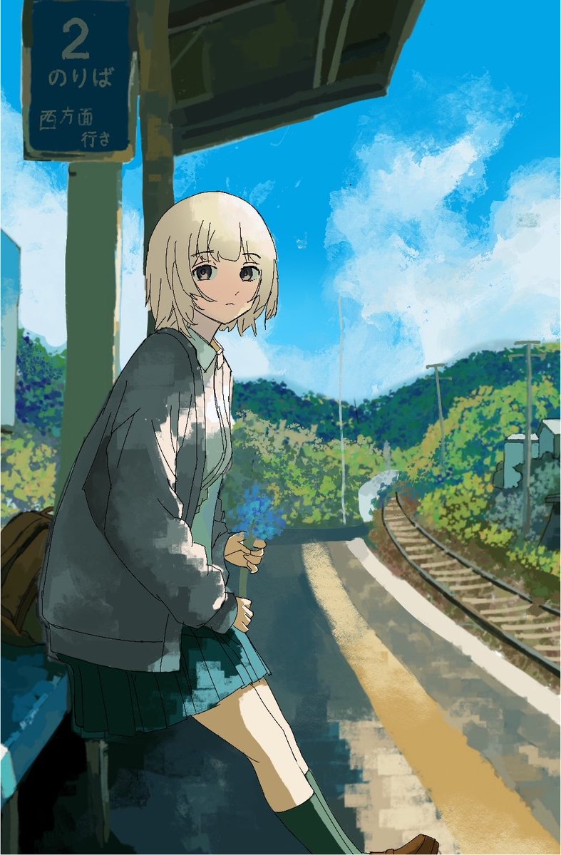 Hakawa_100's tweet photo. 🍉🌻
#digitalart #OC https://t.co/jhEwTyoONA