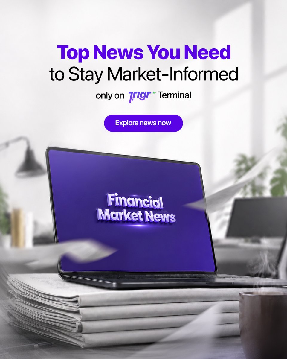 Tickermarket's tweet photo. Financial markets move on more than numbers. Trigr Terminal combines market data, analytics, and financial news to help professionals make informed decisions.

#TrigrTerminal #MarketNews #MarketIntelligence #TreasuryManagement #Forex https://t.co/Gq67M5TlIw