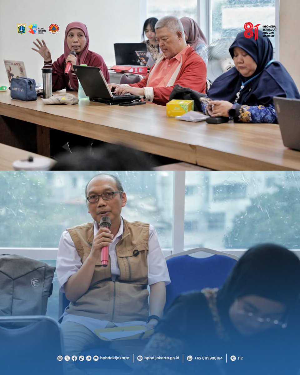 BPBDJakarta's tweet photo. Kamis (30/07) BPBD Provinsi DKI Jakarta melaksanakan Rapat Pembahasan Penyusunan Kajian Risiko Bencana (KRB) Provinsi DKI Jakarta di Kantor BPBD Provinsi DKI Jakarta. https://t.co/puc22b3010
