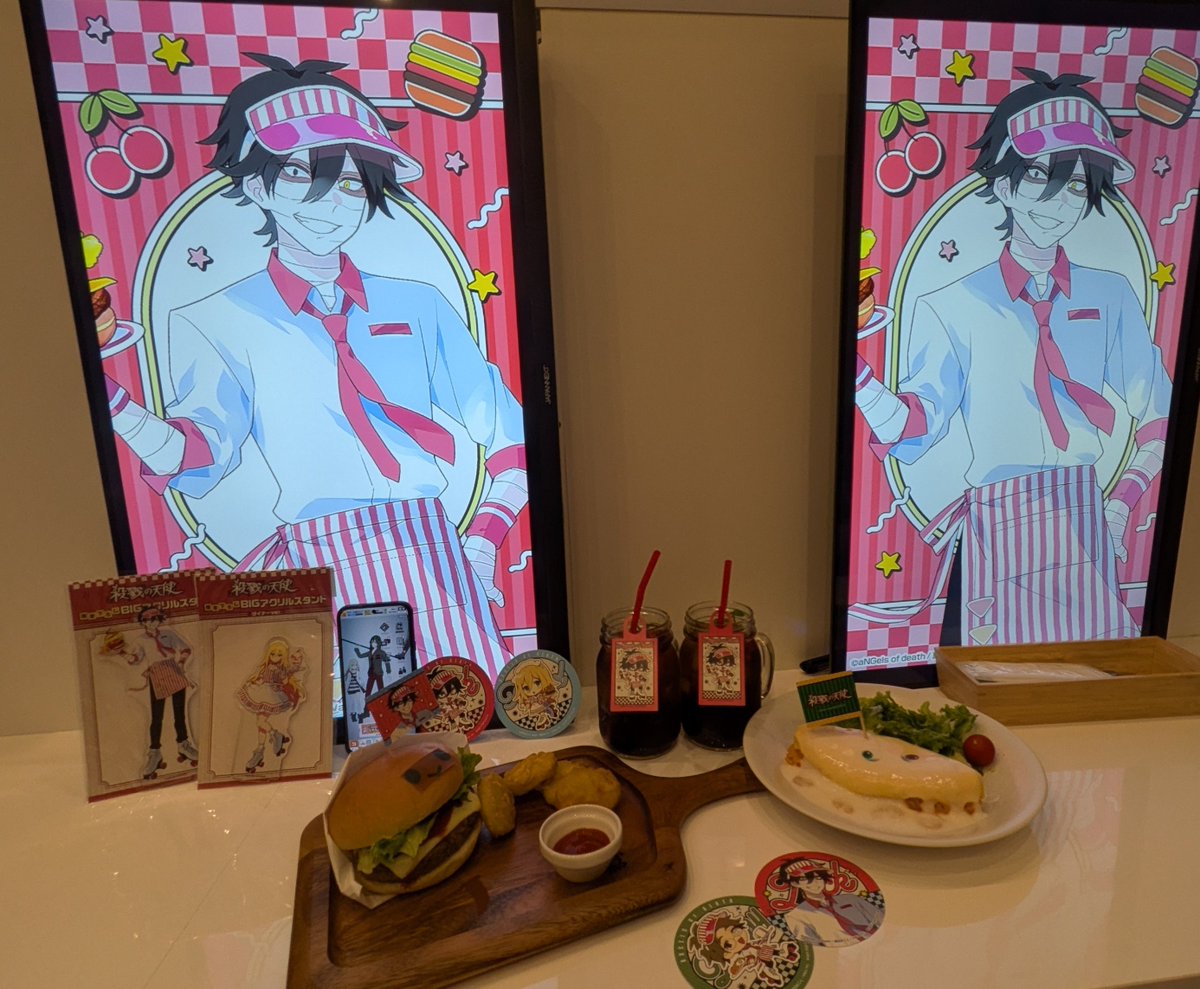 pasuka_Sweets's tweet photo. 殺戮の天使コラボカフェ！
コースターと特典神引きした…… https://t.co/pPIDIckBjW