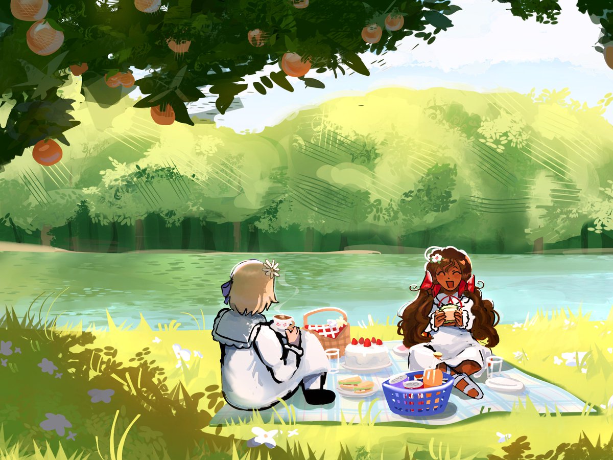 EviinuuAngel's tweet photo. Seyliech picnic date #hetalia https://t.co/f6j5cxcsyu