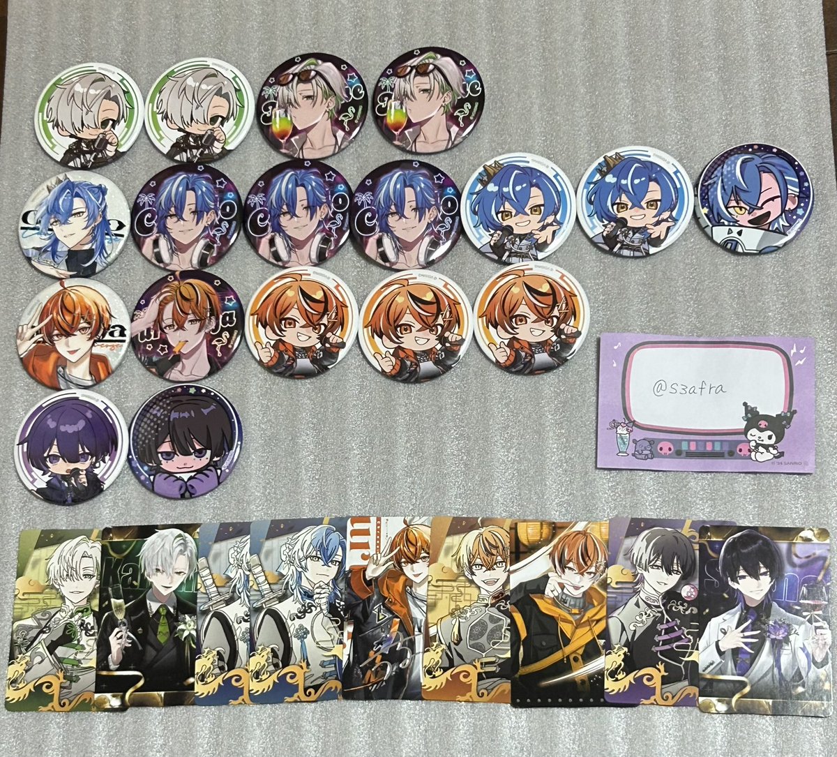 S3afra's tweet photo. 譲 ） 画像

求 ） 缶バ→🧷SD、KV
       （ぬいトピア1点）
       トレカ→🧷モメ、KV
       （画像2）

同種異種なんでも検討
お声がけお待ちしております。

 #クロノヴァグッズ交換 https://t.co/HyCi1GH0Yb