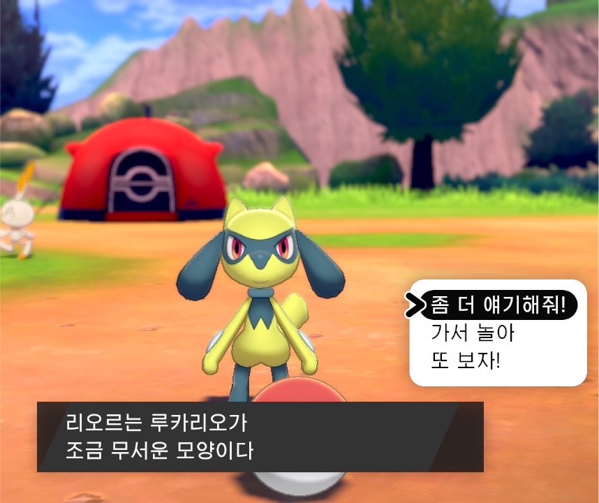 pokehunt_er's tweet photo. 소드실드 캠핑할때 제일재밌는거
포켓몬들이랑 진실게임 할 수 있음 https://t.co/DJQ3Ol2k3a