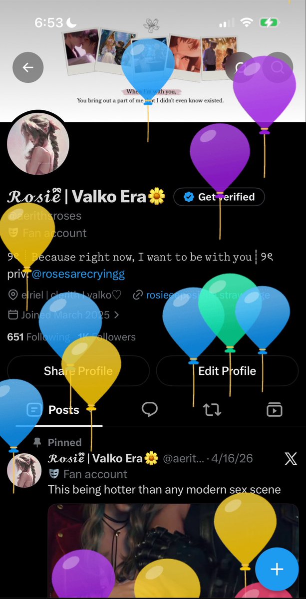 𝓡𝓸𝓼𝓲𝓮ྀིྀིྀིྀིྀིྀིྀིྀི | Valko Era🌼 tweet media