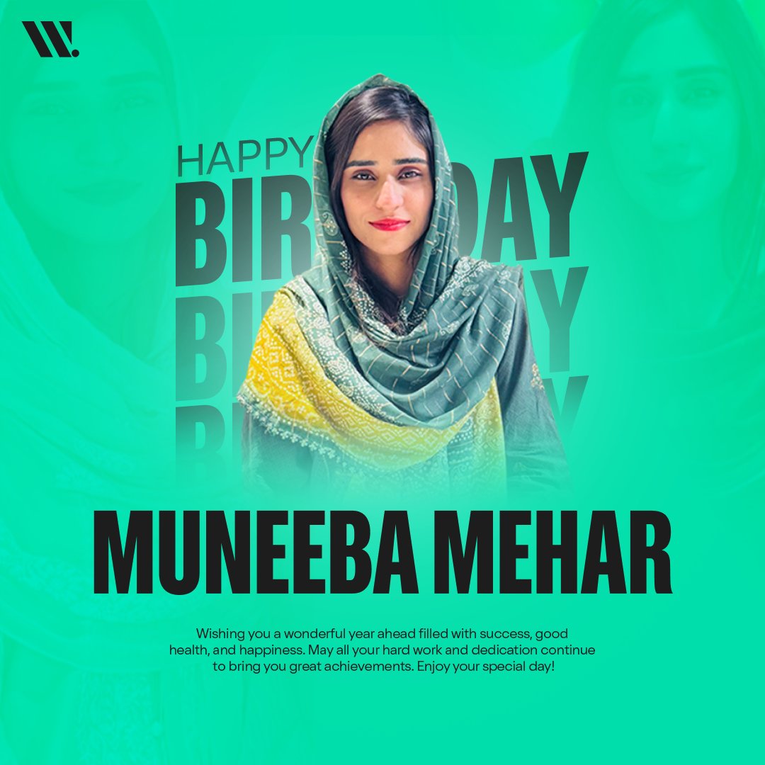 FutureSouls's tweet photo. Happy Birthday to Muneeba Mehar!

Today, we celebrate your dedication, hard work, and the valuable contributions you bring to the WebSouls team. Your commitment and positive energy make a meaningful impact, and we truly appreciate having you as part of our journey. https://t.co/Kh4tjTzLEn