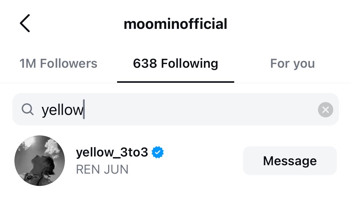 kapenthu's tweet photo. renjun followed by moomin official, moomin thailand, moomin korea https://t.co/BpuOaBQesn