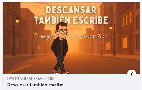 MarinaNill's tweet photo. «He descubierto que hay días en los que escribir consiste en no escribir. No es pereza ni excusa sino técnica. Descansar también escribe. No por arte de magia, sino por ritmo.» (Por Joel) 
https://t.co/B7pZwNmnO5 https://t.co/OY9hUOa3vL