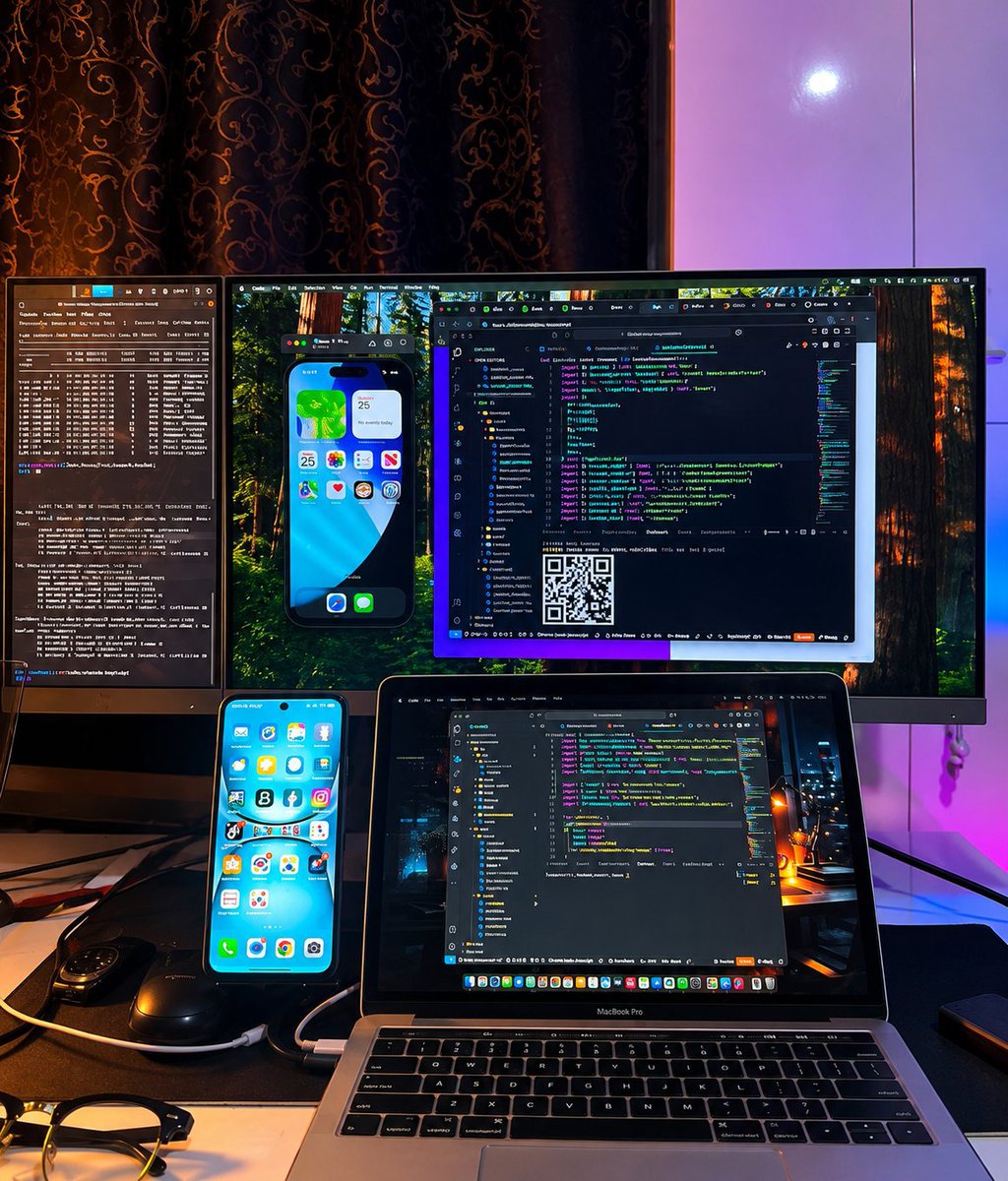 DMSCoding11's tweet photo. How many screens do you have in your setup? https://t.co/5Qgv9ObmCW