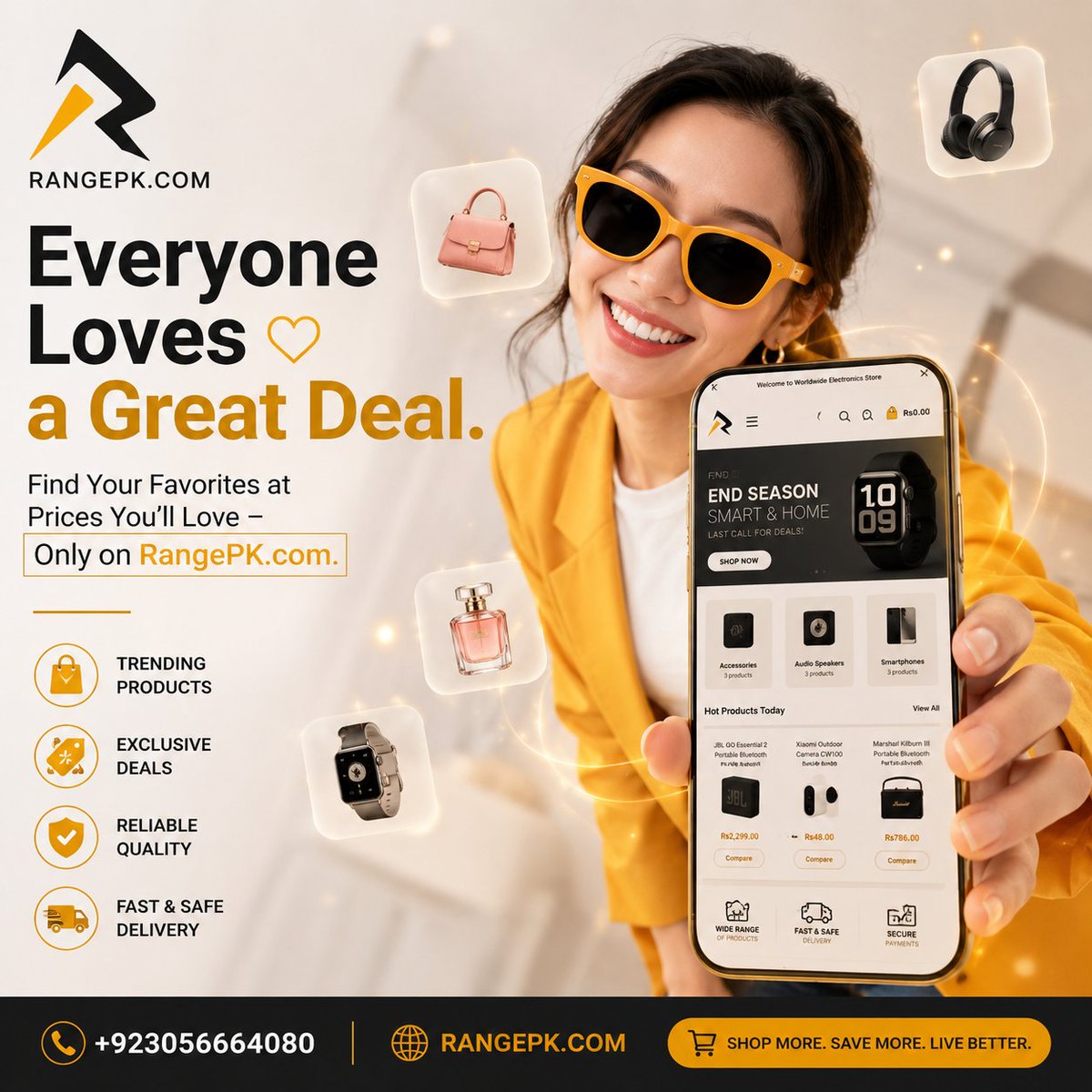 rangeempire's tweet photo. Great deals meet premium quality at RangePK. Shop your favorites at prices you'll love. Trending products. Exclusive deals. Smart shopping starts here.
#RangePK #RangeEmpire #ShoppingDeals #OnlineShopping #BestPrices #SmartShopper #QualityProducts #GreatDeals https://t.co/9WEjV7ghPR