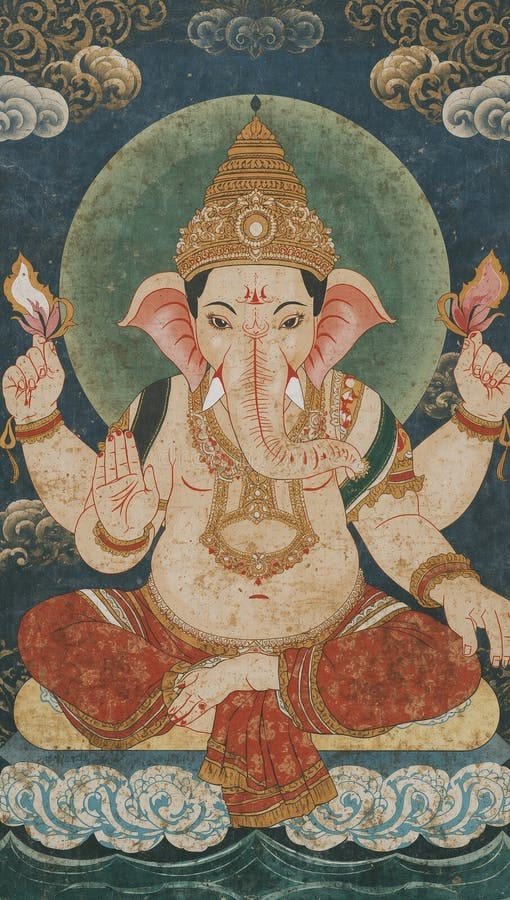 Thesage_lord's tweet photo. Start your Ganapati Upasna

Everyday after taking Bath offer Shoot/deep/Blog/Sindoor/Water to Ganapati and then chant Any of these strotam depends on what are your desires at least 3 times or 7 times https://t.co/4vv98qtQWA