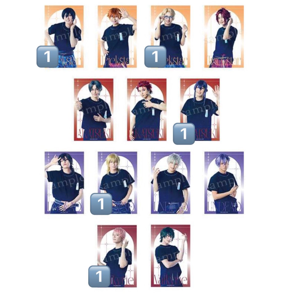n74_0l's tweet photo. 【交換・譲渡】『あんさんぶるスターズ！THE STAGE』
-10th Anniversary LIVE-あんステ ライブ ランブロ ブロマイド クリアカード

譲▶︎写真のもの
求▶︎ランブロ：❤️のものor定価➕送料
(交換優先)
※送金方法▷PayPay等
※郵送交換〇現地交換〇神奈川公演参戦日8/7.8/8.8/9 https://t.co/mIYihP6Vbl