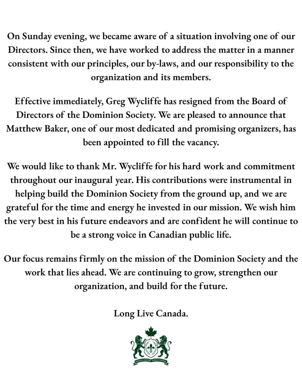 Dominion Society of Canada tweet media
