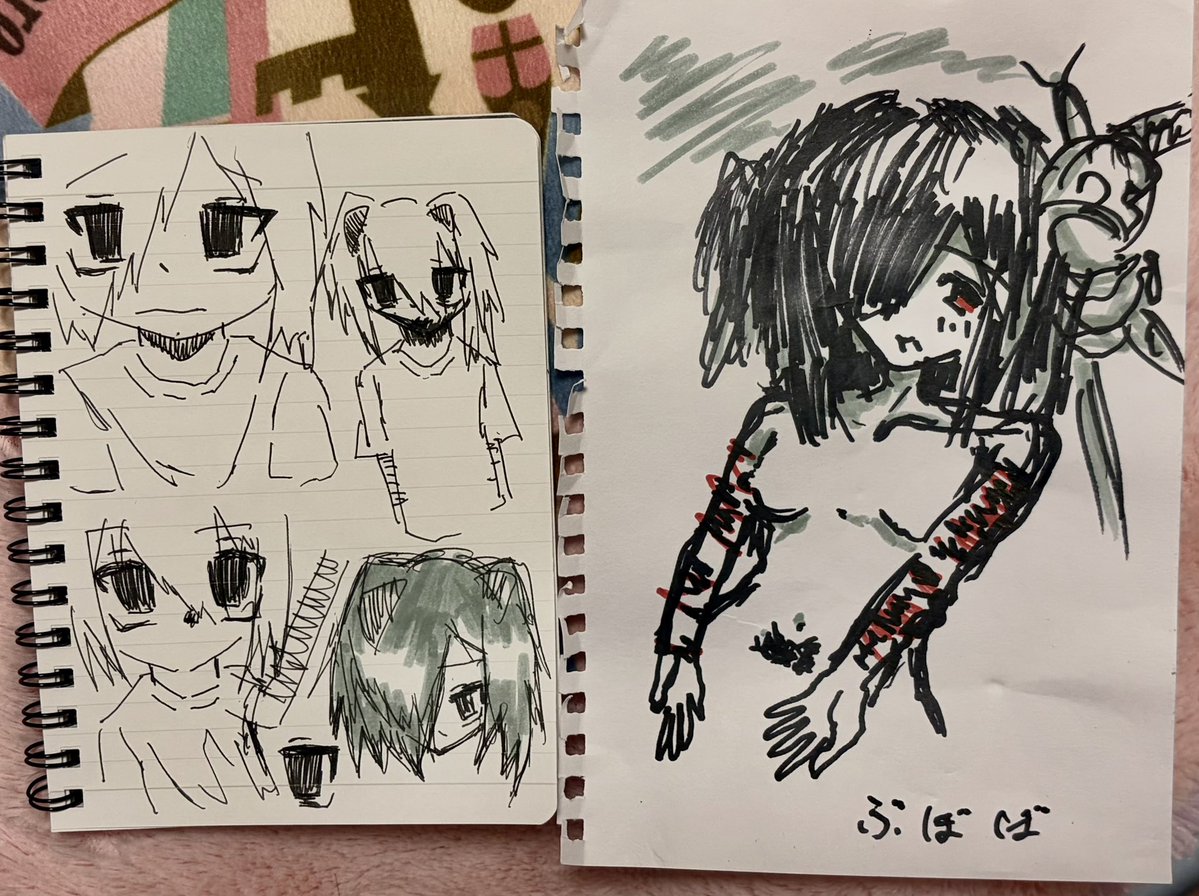 killhekillhehe's tweet photo. きーたさんとぶぼばさんに描いてもらったよ https://t.co/Vl11v0TSH5