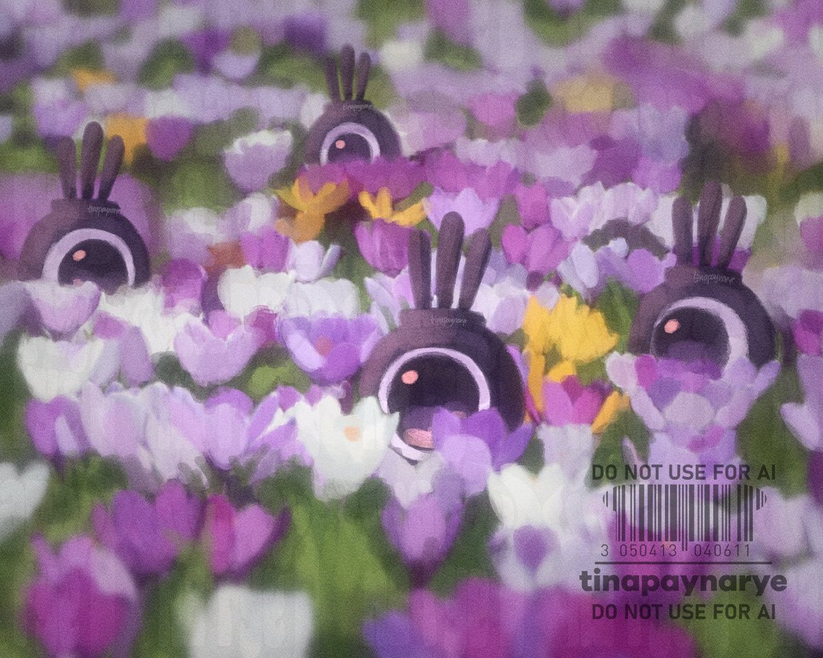 tinapaynarye's tweet photo. Some Patapons in a flower field https://t.co/kchP5Ziwlo