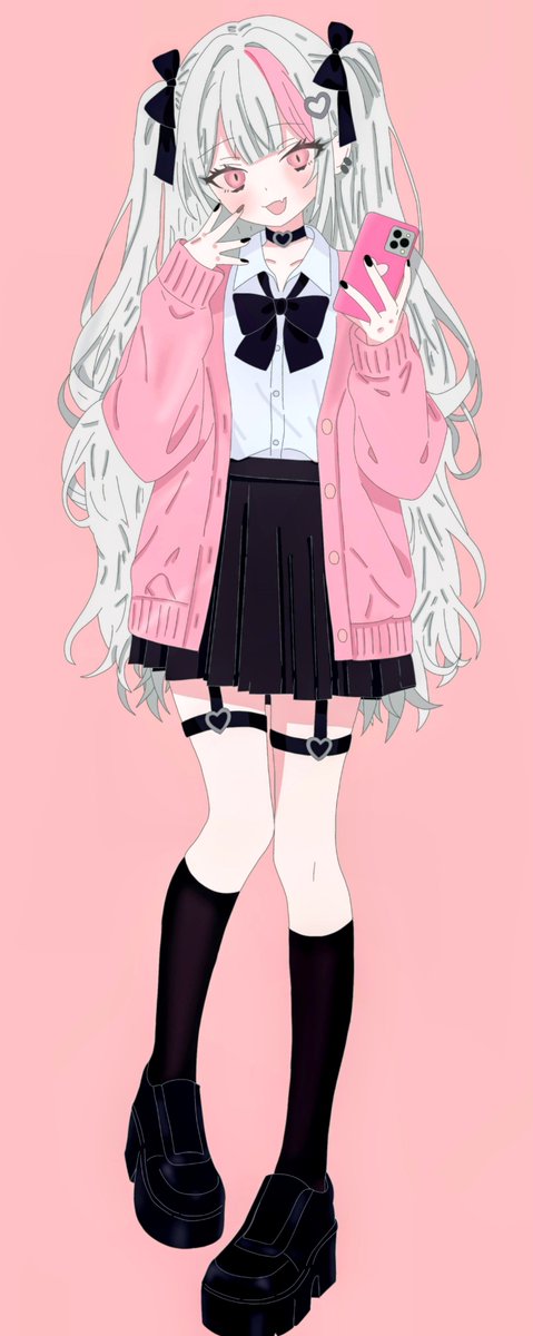 umitsuki421's tweet photo. 今日は立ち絵かいたから縦長です😆
地雷ちゃんのお名前募集中してます👍️
リプかまろで教えてくさださい！！ https://t.co/CS9erHVaR4