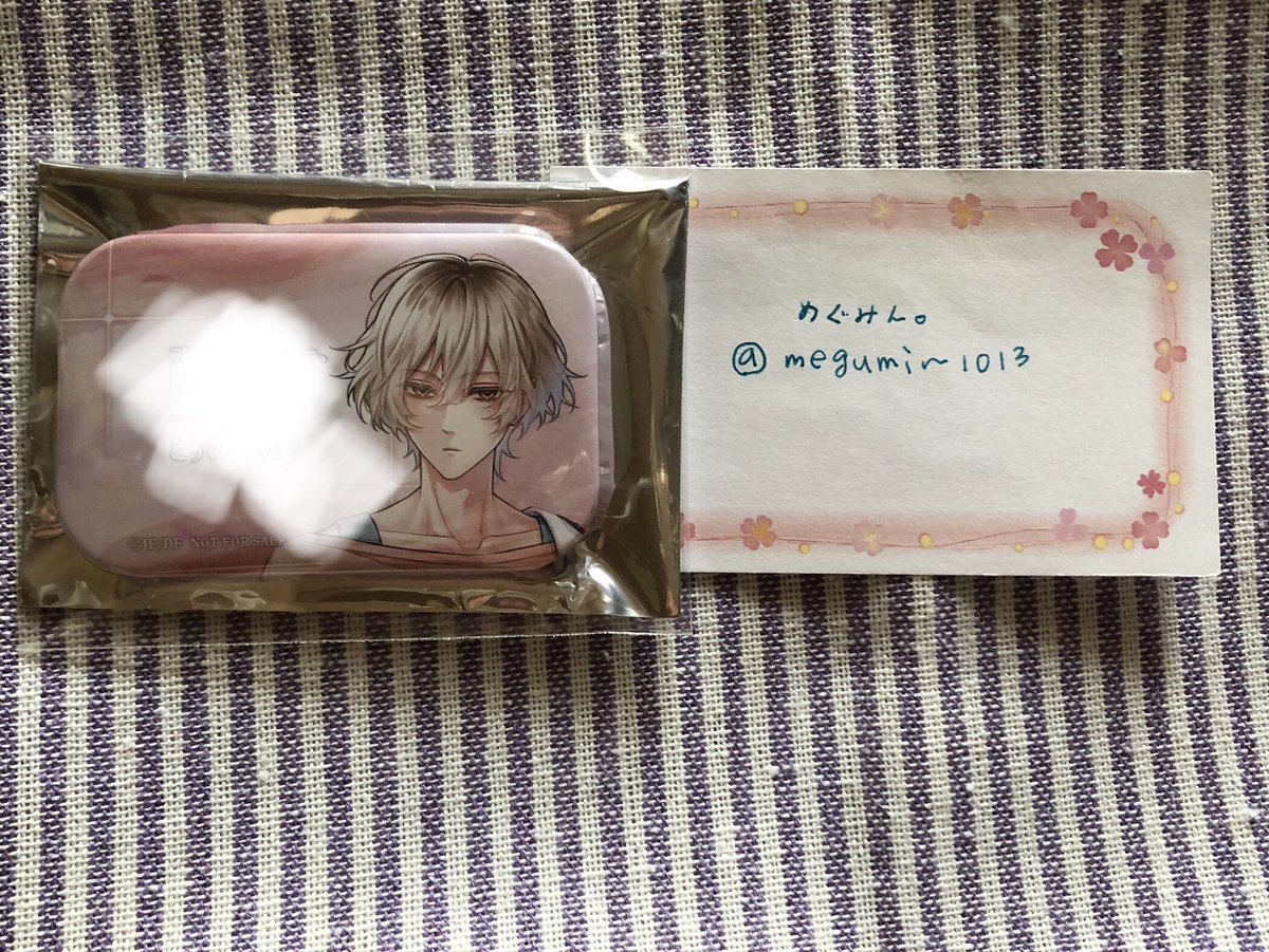 megumin1013's tweet photo. @1【交換】君に惑い、君に溺れる。　わくでき　ステラワース ステラ 早期予約特典　缶バッジ

譲：山科 瑛

求：露木 理都

＊郵送交換希望です。宜しくお願い致します。 https://t.co/E5cjaj4sSr