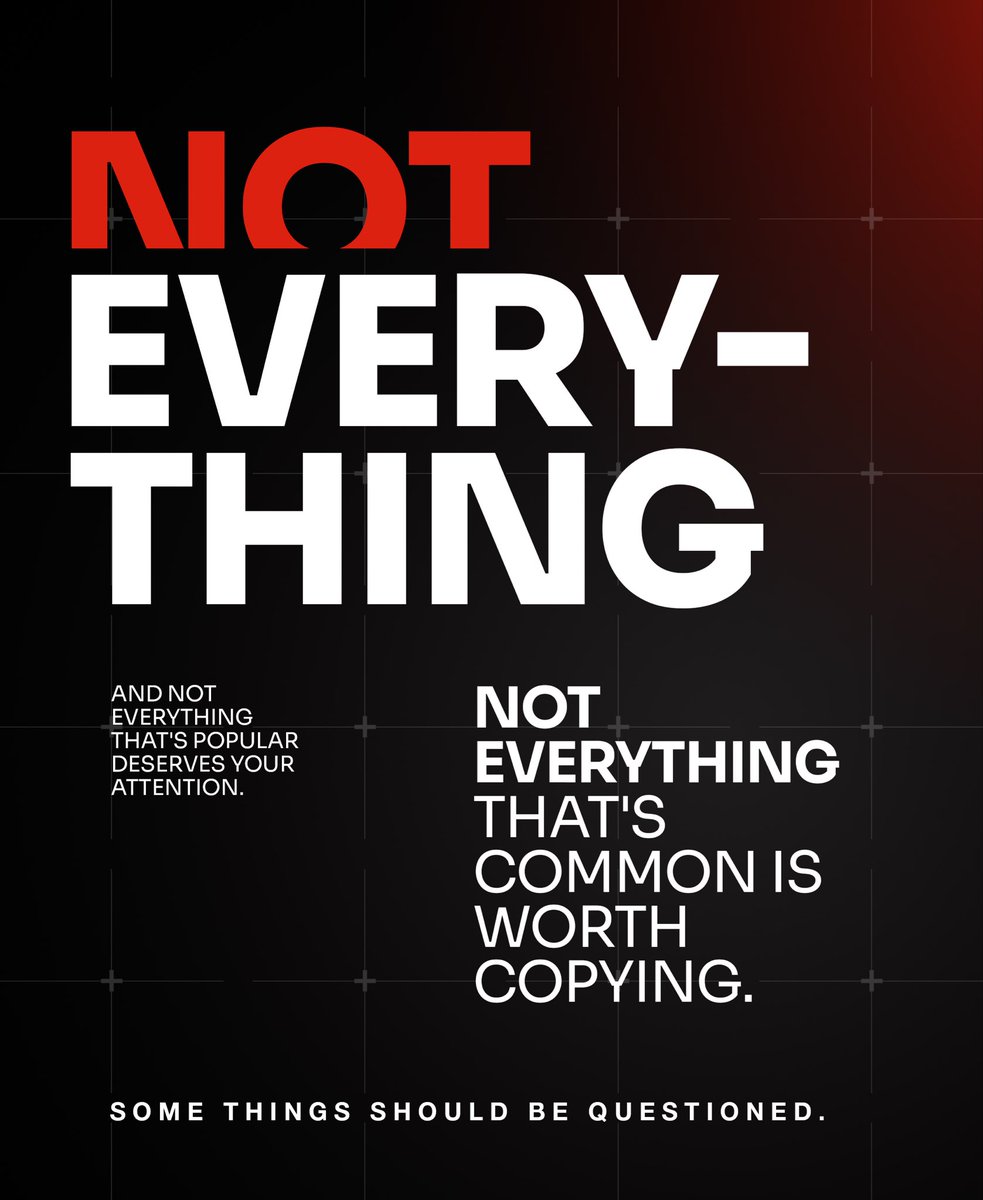 Fame_forge's tweet photo. Not everything common deserves acceptance.
Some things deserve scrutiny. https://t.co/0vGdUrdrCv