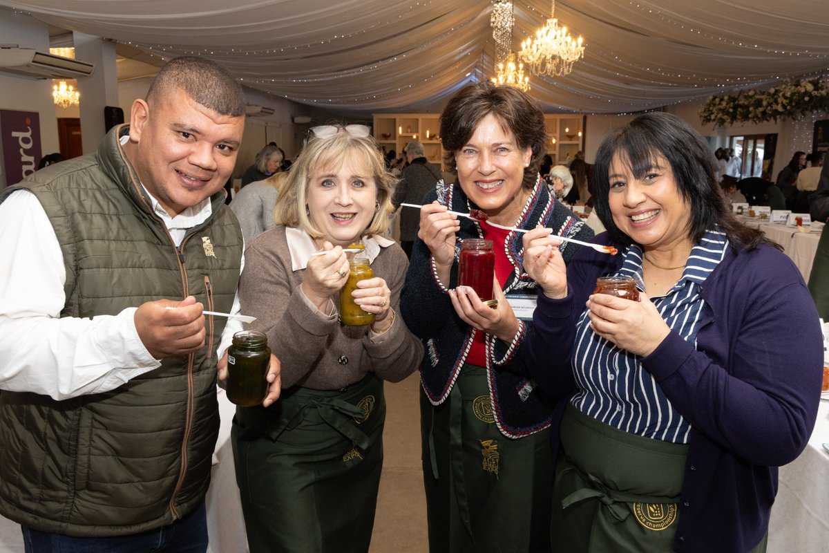 RestaurantsinSA's tweet photo. Record-breaking interest in South Africa's finest preserves! 🍯🇿🇦 The 2026 South African Preserve Championships attracted a record 700 entries from 85 producers, celebrating everything from traditional jams and marmalades to innovative creations like spekboom chutney and sweet pickled jalapeños 🍽️🇿🇦 https://t.co/siijz7guXO

#SAPreserveChamps #AgriExpo #SouthAfricanFood #Preserves #FoodInnovation #CulinaryHeritage