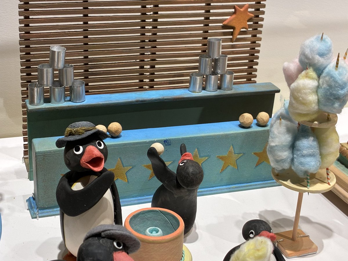 ganslingerst's tweet photo. 可愛いだけじゃない！？ピングー展に行ってきました。色々な体験型コンテンツがあったりトラウマ回のフォトスポットがあったりとファンにはたまらない空間でし��。 https://t.co/4ElVpivAcT