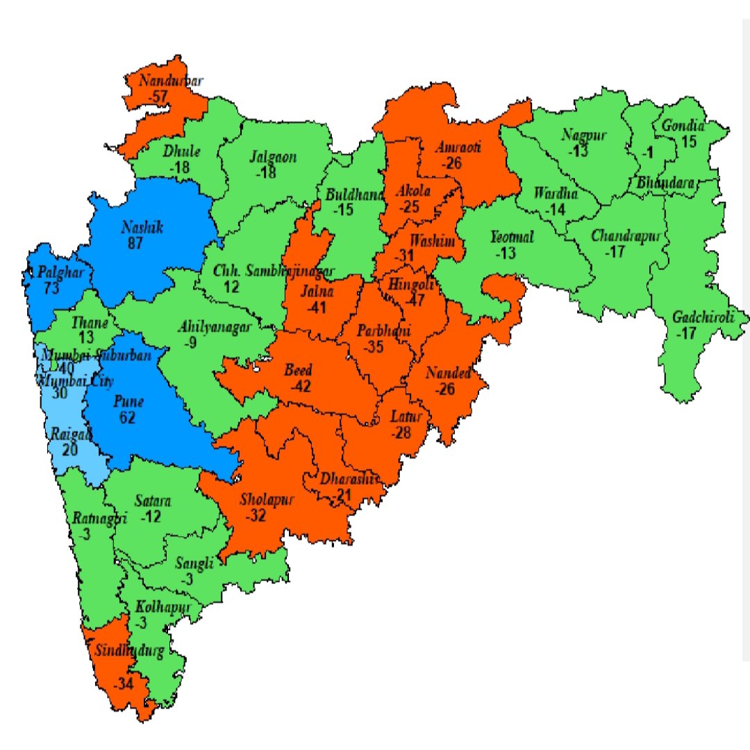 Hosalikar_KS's tweet photo. 30 Jul, आतापर्यंतचा राज्यातील पाऊस... https://t.co/JV6iBSfVy0