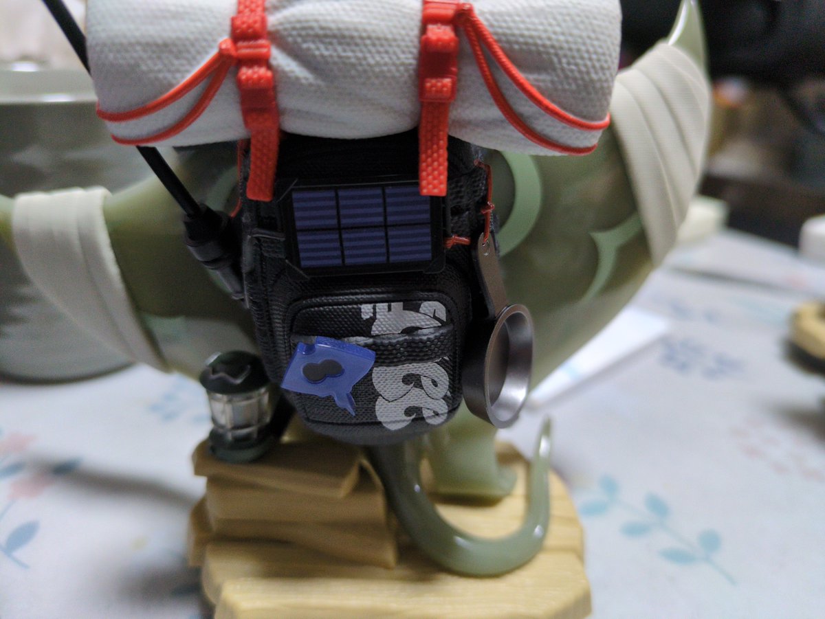 cold_yako's tweet photo. マンタローのリュックの布感とかこだわりがすげぇ！ https://t.co/mqnzVnPv0v