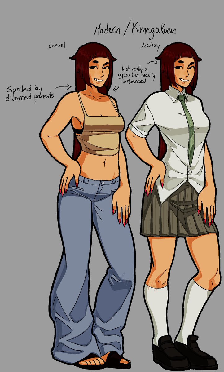 Newgenzzzzz's tweet photo. Kny oc proper intro this time! Meet Yuui Toramaru! Iโll lore dump soonโฆโฆ
#kny #knyoc #oc #demonslayer #demonslayeroc #ocart #ocartist
SHES SUPPOSED TO HAVE FOUR BUTTONS IN HER UNIFORM I MADE A MISTAKE IN HER REFERENCE SHEET https://t.co/aP0edm0dpi