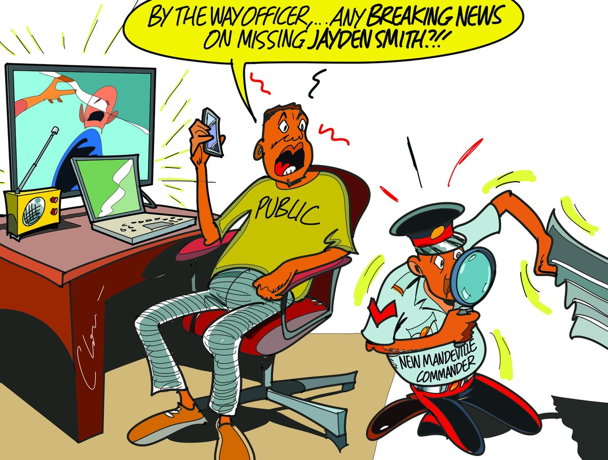 JamaicaObserver's tweet photo. Today's Clovis Toons, Thursday July 30, 2026.
See more cartoons: https://t.co/xCz52lprvo
#Clovis #ClovisToon #JamaicaObserver #AlwaysAhead #OTeam https://t.co/910DGwhxvs