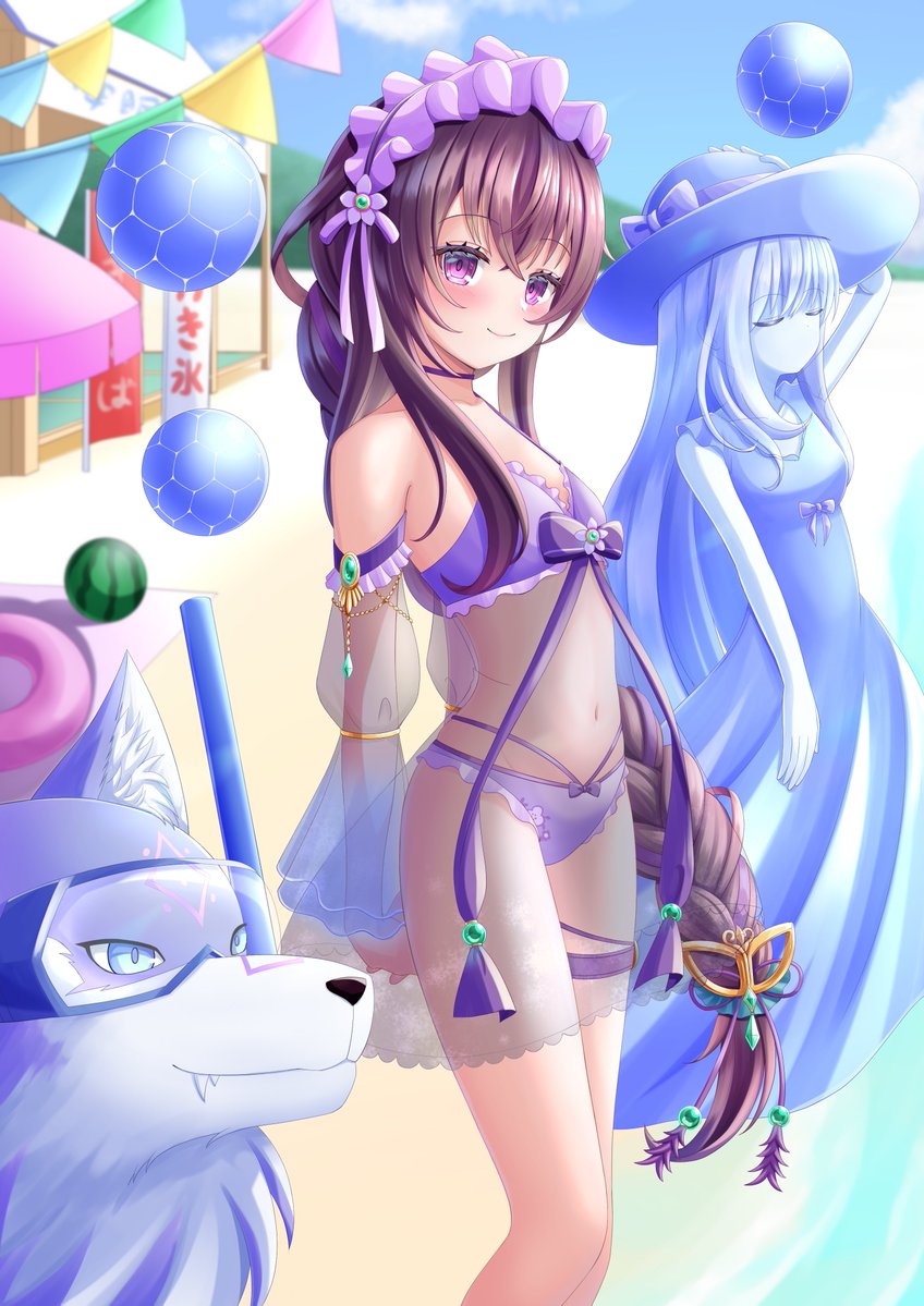 tgruuuun's tweet photo. 夏だ！水着だ！ヒュプノス復刻だ！！
#あやらぶ
#神姫プロジェクト https://t.co/MY7aqBDheS