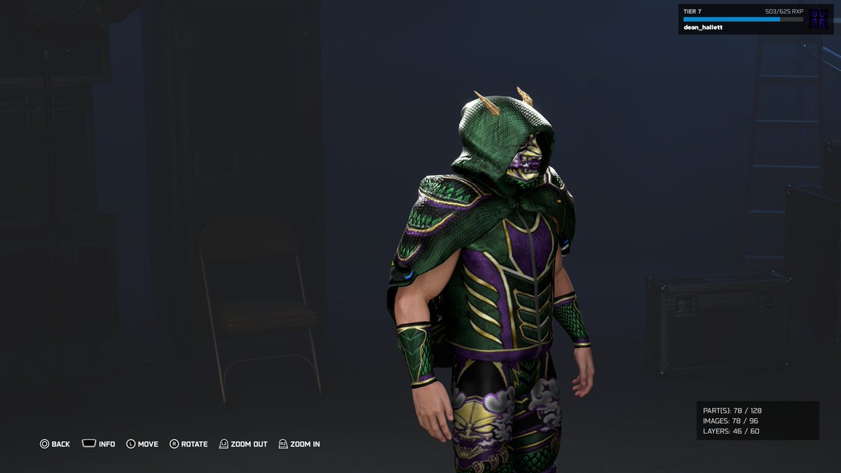 deanoh1990's tweet photo. Green goblin attire for the Smoke Goblin @KnoxEmOutQuan
In game pics will be in the thread too
#WWE2K #attire #CAW #Cawmmunity #CustomCAW #WWE2k25 #wwe2k26 #HCM #DEZZA90 https://t.co/FIjO5yKRR1