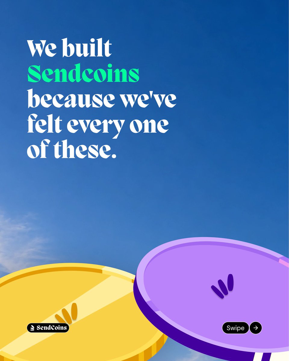 sendcoins_ca's tweet photo. Sendcoins exists so that sending money across boarders feels less like a gamble and more like a promise kept: fast, fair, and reliable, every single time.

create an account with Sendcoin now! https://t.co/qbcYtPmPhj