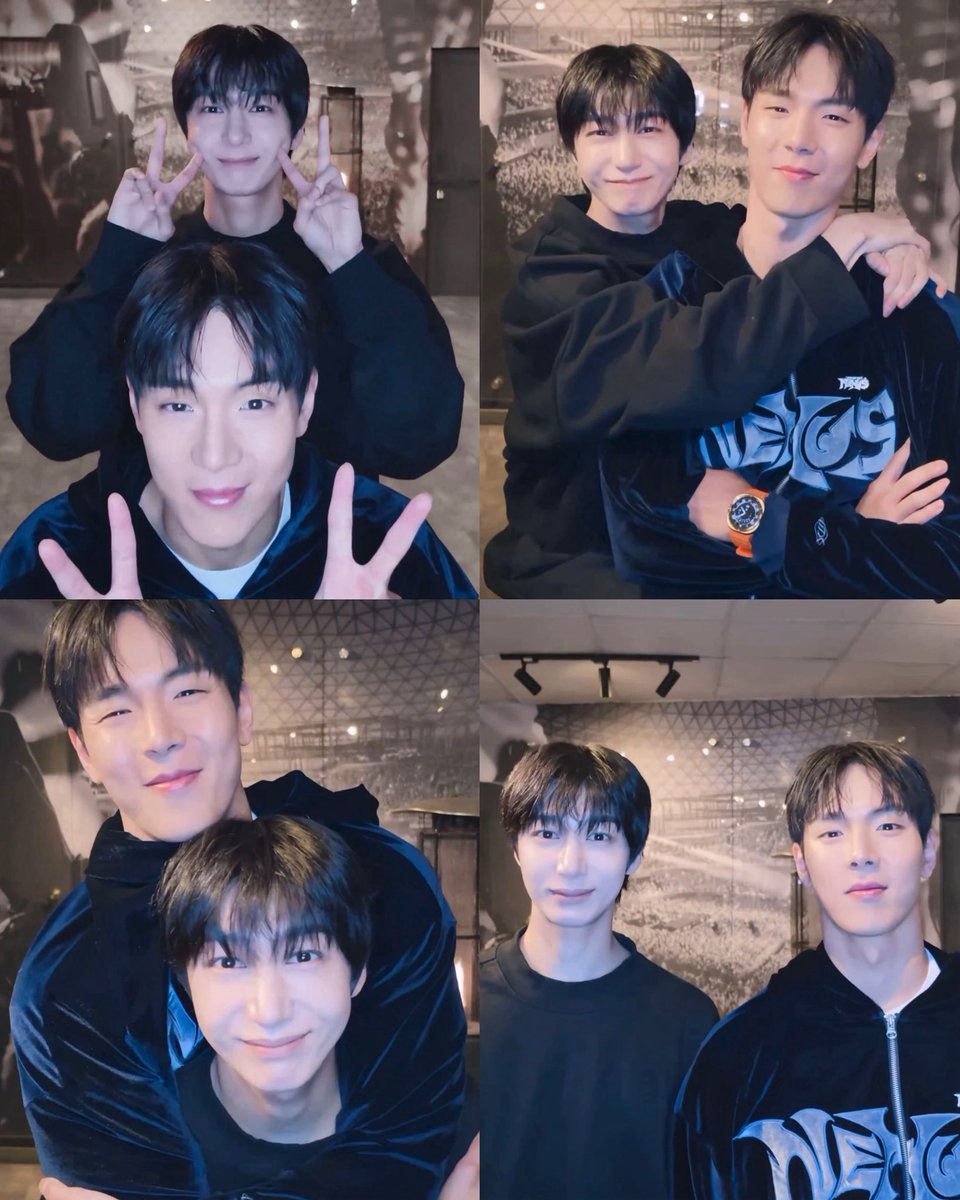 hyungwonspace's tweet photo. shownu talked about hyungwon on his 🫧 live today #형원 #셔누 ❤️

🐻 hyungwon gave me this shirt. he got this one for me while buying clothes for himself because i like comfy clothes. he gave it to me and it’s really cool

🐻 he finds folding laundry at this time of the day relaxing? ㅎㅎㅎㅎㅎ hyungwon really knows how to finds happiness in little things