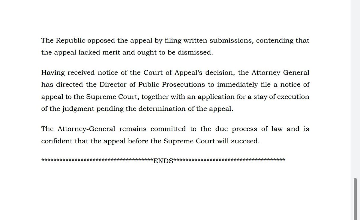 FelixKwakyeOfo1's tweet photo. Attorney-General to appeal Appeals Court ruling in Sedina Tamakloe Attionu case. https://t.co/sBbA199nRn