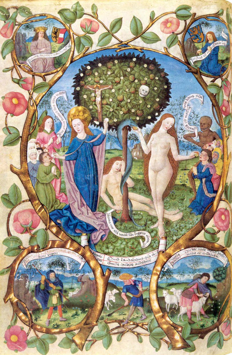 JmyLss's tweet photo. "Eve was a thorn, wounding, bringing death to all; in Mary we see a rose, soothing everybody's hurts."

St. Bernard of Clairvaux https://t.co/2DiMAuduwr
