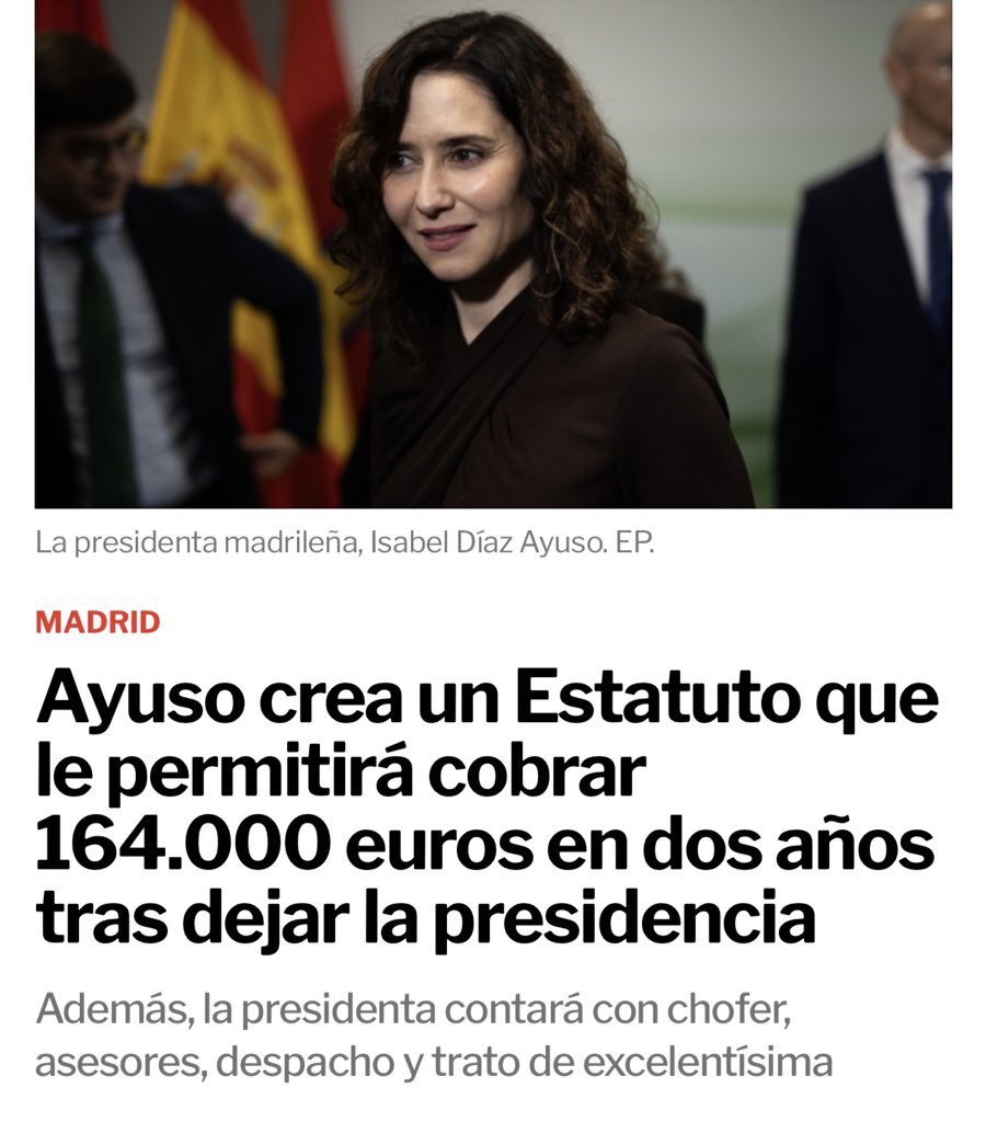 Soy_Aitana_'s tweet photo. @oscar_puente_ Por qué Ayuso está x encima de la Ley❓
👉Sigan la pista del chalet de Rascafría al q va con tapper otro pelotazo 💶

Todo bien atado y se le permite 
              👇                                      👇 https://t.co/TqqGolvamx