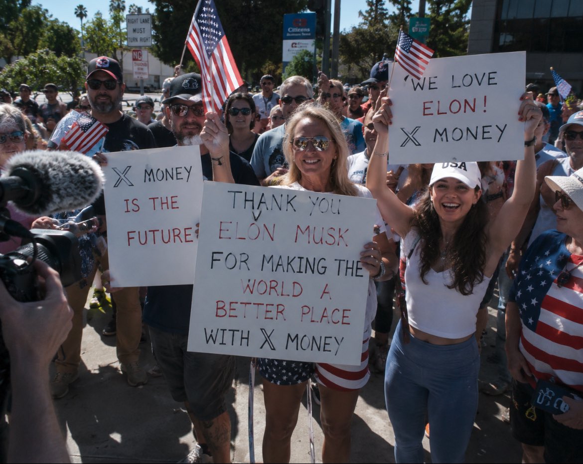 XMONEY_HOOD's tweet photo. America is ready for the next chapter of payments. 𝕏 Money. 

Thank you @elonmusk https://t.co/Tkfd5FTINE