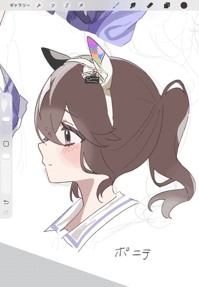 Choi__illust's tweet photo. ポニテブーケちゃんも完成 https://t.co/Yu3n7OuqzN