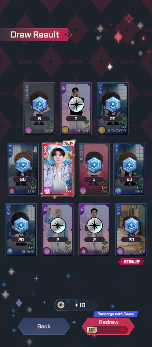 ddeonutsunoo's tweet photo. 6k gems gone 😭 but JAY CAME HOME ~~~ yay! let's go on a trip 🫡 https://t.co/xkTQn6ZHF9