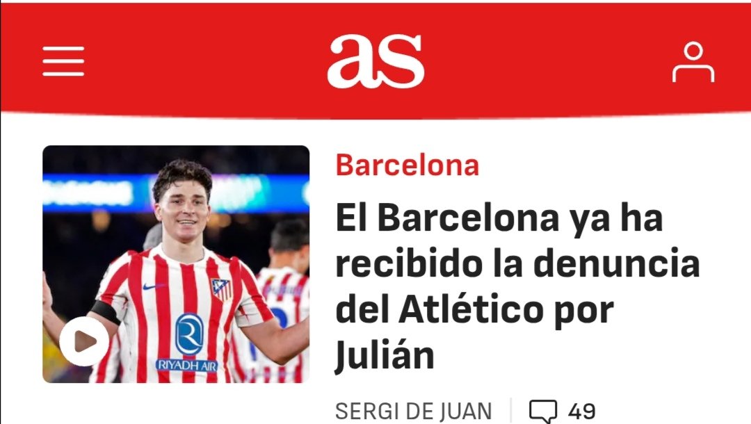 _Benito___'s tweet photo. 💣💣💣 Diario As: "El Barcelona ya ha recibido la denuncia del Atlético por Julián.

La RFEF le ha trasladado la notificación y el club azulgrana tendrá unos días para preparar alegaciones."

Jojojojo
Entre esto y el informe del Madrid...
Cojan palomitas, siéntense y disfruten del espectáculo